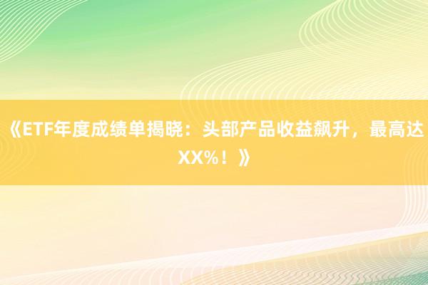 《ETF年度成绩单揭晓：头部产品收益飙升，最高达XX%！》