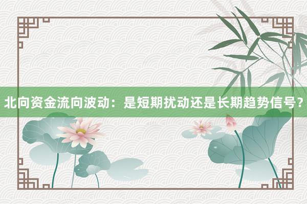 北向资金流向波动：是短期扰动还是长期趋势信号？