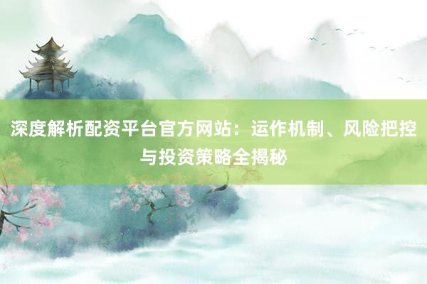 深度解析配资平台官方网站：运作机制、风险把控与投资策略全揭秘